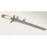 Reproduction Third Reich Nazi dagger, overall length 40cm