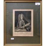 After Richard Van Bleeck (Dutch, 17th Century), Portrait of "Mr Kellom Tomlinson, author of the
