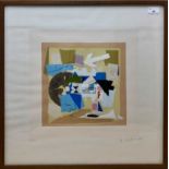 Harry Thubron (British, 20th Century), Limited edition abstract screenprint, signed and inscribed