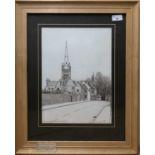Keith Thickett (British, 20th Century), Limited edition print, Norwich from Bishopsgate, signed