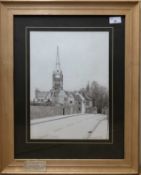 Keith Thickett (British, 20th Century), Limited edition print, Norwich from Bishopsgate, signed