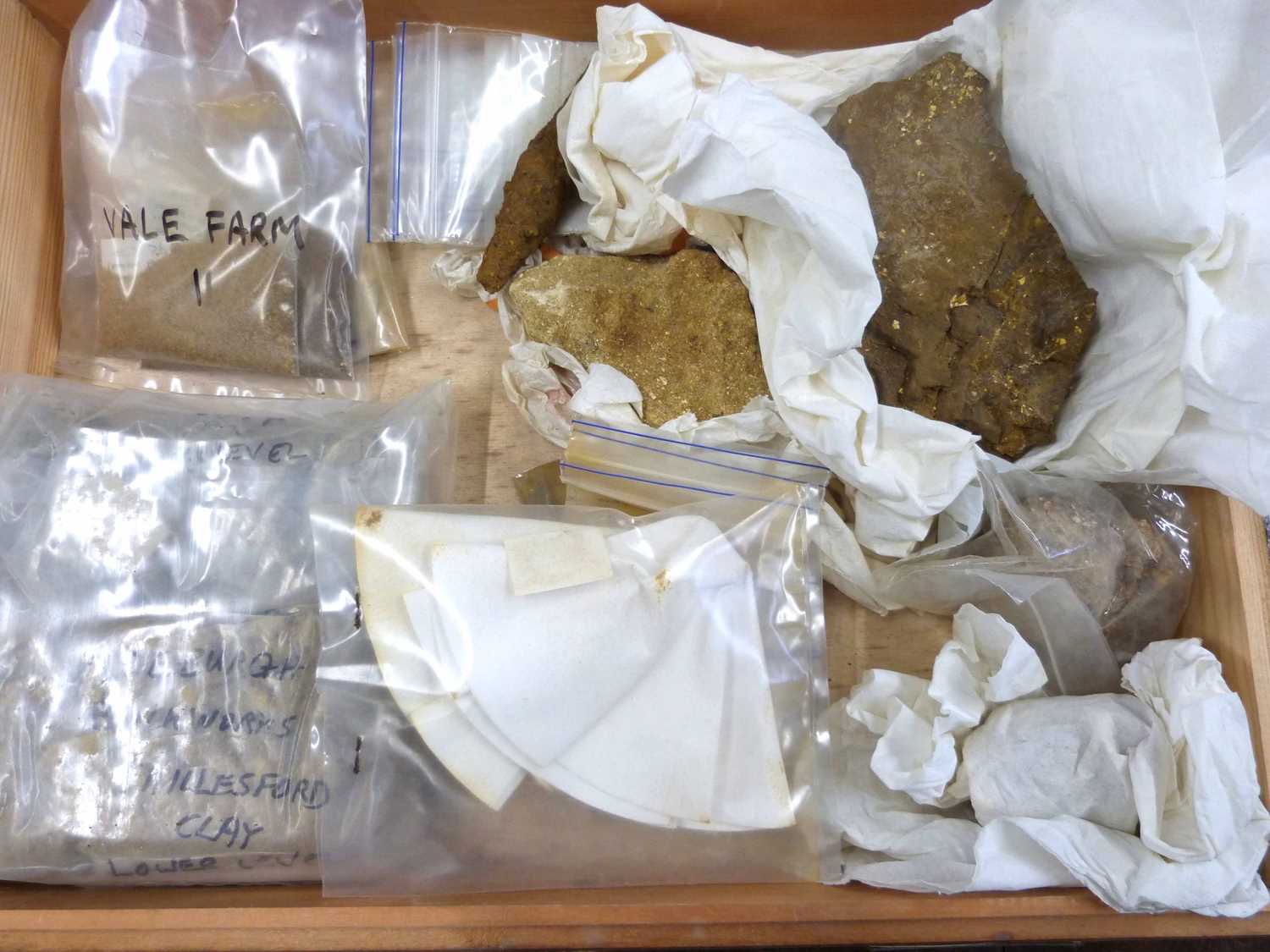 Collection of mineralogical and soil samples housed in wooden storage boxes - Image 5 of 12