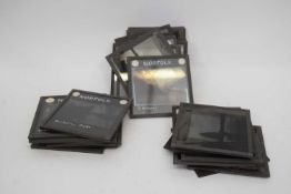 Collection of over 30 magic lantern slides, mainly views of Norfolk Broads including Hickling