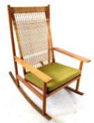 Circa 1960s rustic style rocking chair