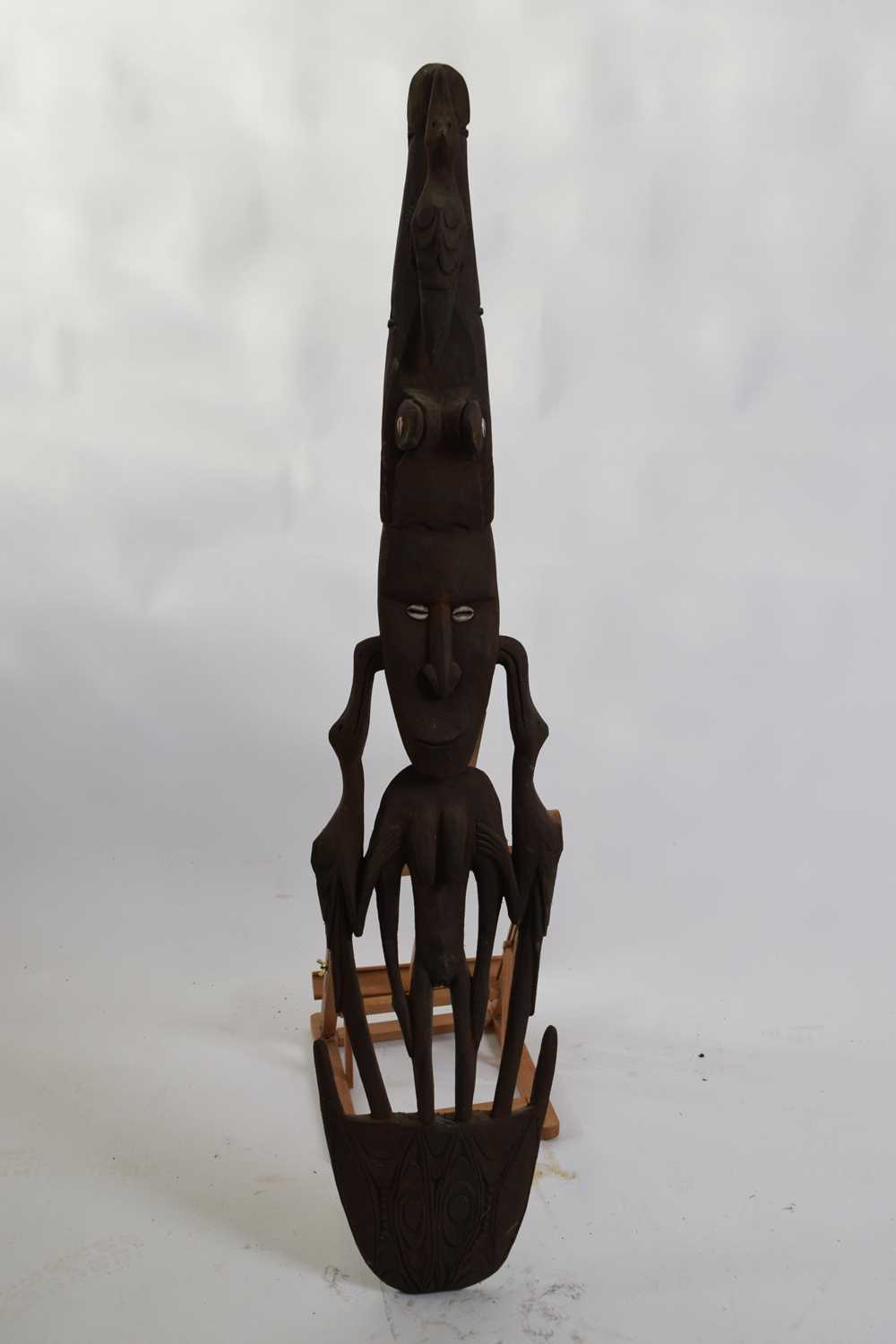 Tribal/ethnographica interest - Papua New Guinea wall hanging food hook of hybrid anthropomorphic