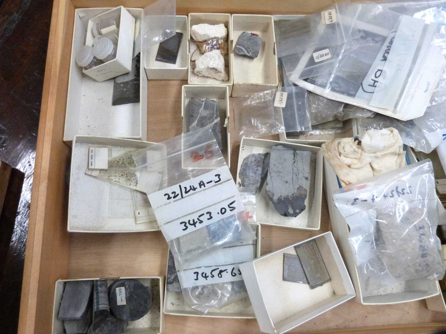 Collection of mineralogical and soil samples housed in wooden storage boxes - Image 12 of 12
