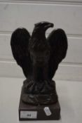 BRONZED METAL MODEL OF AN EAGLE