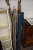 MIXED LOT VARIOUS VINTAGE FISHING RODS