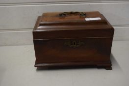 TEA CADDY WITH FITTED INTERIOR