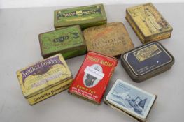 QTY VARIOUS VINTAGE TOBACCO TINS