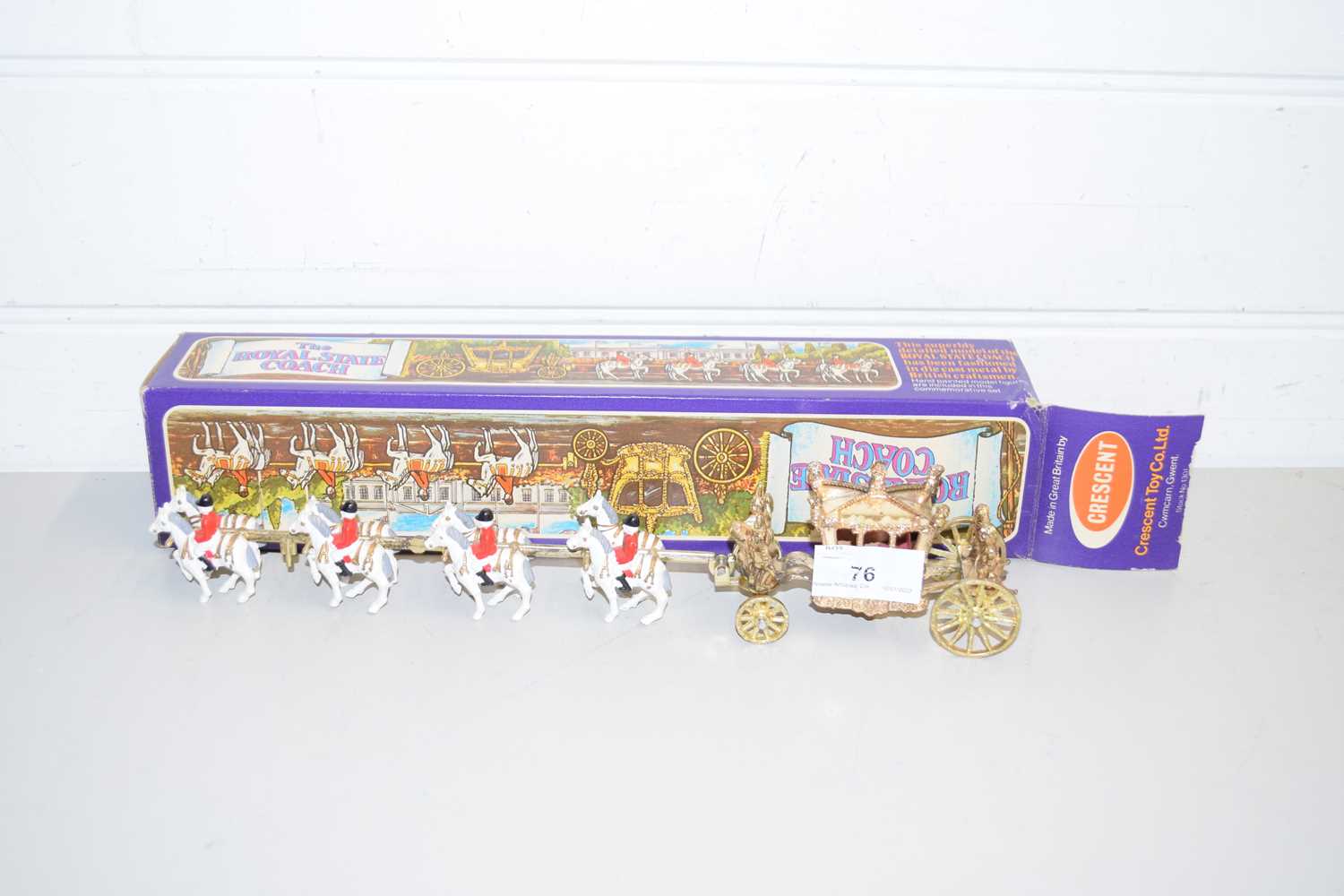 CRESCENT TOYS ROYAL STATE COACH MODEL WITH ORIGINAL BOX
