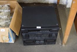 SONY STEREO DECK WITH AMPLIFIER