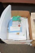 BOX CONTAINING BRITISH GEOLOGICAL SURVEY AND OTHER PAPERWORK