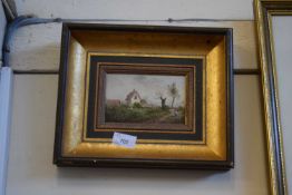 FRAMED PRINT OF A PASTORAL SCENE