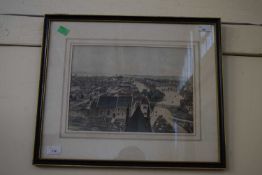 PRINT OF A CITY SCENE