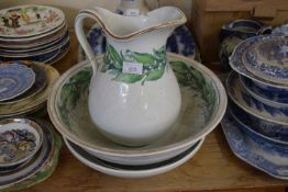 LARGE 19TH CENTURY JUG AND BOWL SET