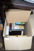 BOX CONTAINING VARIOUS BOOKS INCLUDING SOME ON CERAMICS, VICTORIAN MINTON TILES ETC