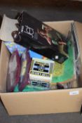 BOX CONTAINING VARIOUS CHILDRENS TOYS ETC