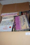 BOX OF MISC BOOKS, SOME GUIDE BOOKS, NATURAL HISTORY, ETC