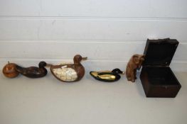 MIXED LOT OF VARIOUS MODEL DUCKS AND OTHER ITEMS