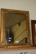 LATE 19TH/EARLY 20TH CENTURY GILT FRAMED WALL MIRROR