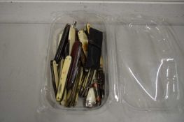 BOX OF VARIOUS PEN KNIVES