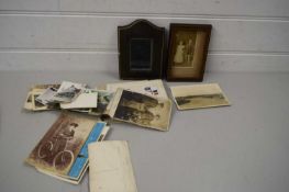 BOX OF VARIOUS VINTAGE PHOTOGRAPHS