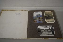 ALBUM OF VARIOUS EARLY 20TH CENTURY POSTCARDS