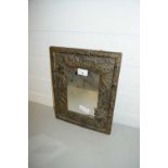 CHINESE BASE METAL FRAMED WALL MIRROR