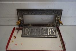 LARGE BRASS LETTERBOX