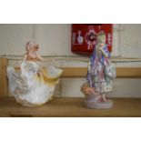 ROYAL DOULTON FIGURINE 'PHYLLIS' TOGETHER WITH 'SWEET SEVENTEEN'