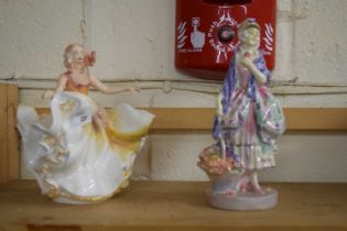 ROYAL DOULTON FIGURINE 'PHYLLIS' TOGETHER WITH 'SWEET SEVENTEEN'