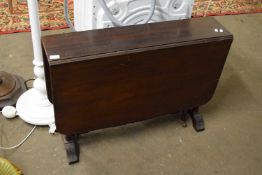 LATE VICTORIAN MAHOGANY SUTHERLAND TYPE DROP LEAF TABLE