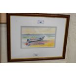 Kenneth Grant (British 20th Century), Various examples of Fishing Boats (x3). Watercolour ,