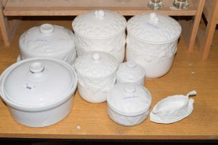 QUANTITY OF ST MICHAEL KITCHEN STORAGE JARS AND OTHER ITEMS