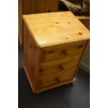 MODERN PINE THREE DRAWER CHEST