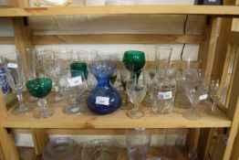 MIXED LOT VARIOUS DRINKING GLASSES