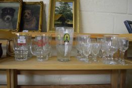 MIXED LOT VARIOUS PUB GLASS WARES AND OTHER DRINKING GLASSES