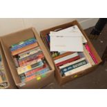 TWO BOXES OF MIXED BOOKS