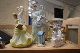 MIXED LOT VARIOUS FIGURINES TO INCLUDE LLADRO STYLE