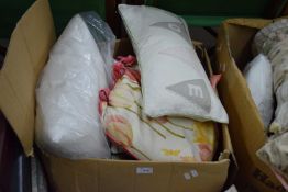 TWO BOXES OF CUSHIONS