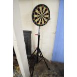 DARTBOARD ON ADJUSTABLE STAND