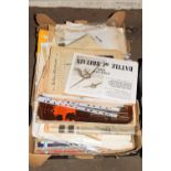 ONE BOX MIXED EPHEMERA