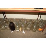 QUANTITY OF GLASS DEMIJOHNS