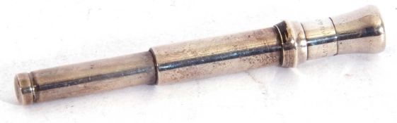 S Morden & Co cigar piercer, 7.5cm long with retractable steel piercer, marked S Morden & Co,