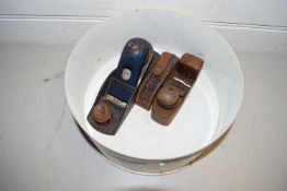 THREE VINTAGE WOODWORKING PLANES