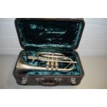 CASED SILVER PLATED TRUMPET
