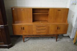 RETRO MID-CENTURY TEAK SIDEBOARD BY G-PLAN, 189CM WIDE