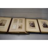 TWO ALBUMS OF CARTE DE VISITE CARDS AND PHOTOGRAPHS