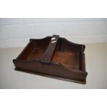 WOODEN CUTLERY CARRYING TRAY